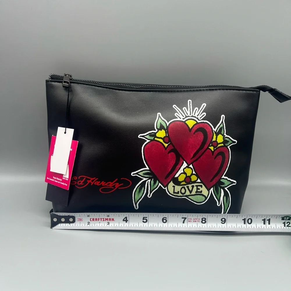 Ed hardy cosmetics bag